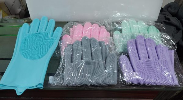 2pcs – Silicone Washing Gloves